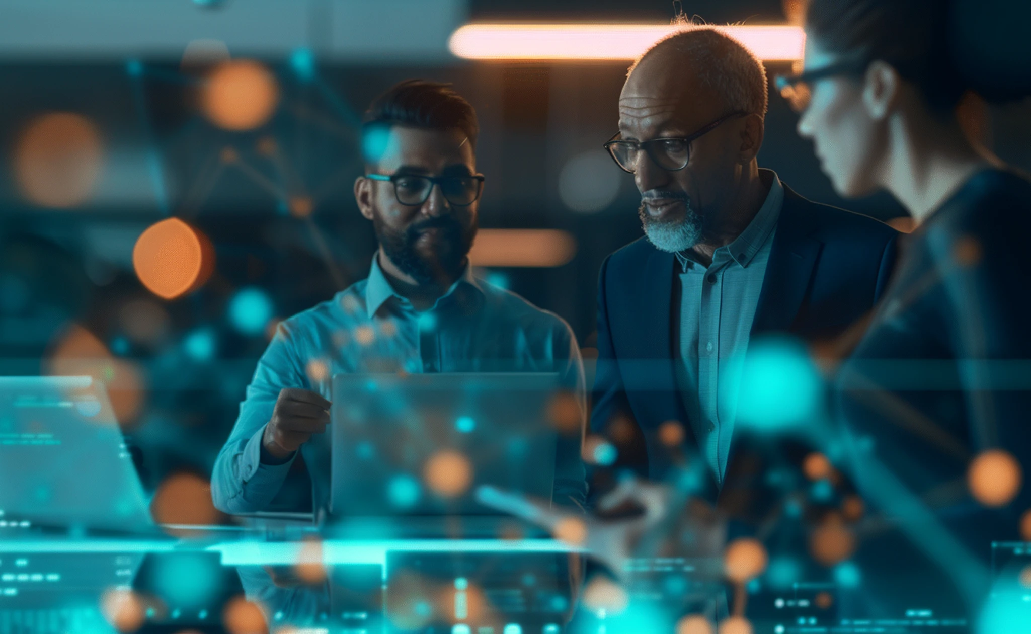 Charts and analytics on a tablet