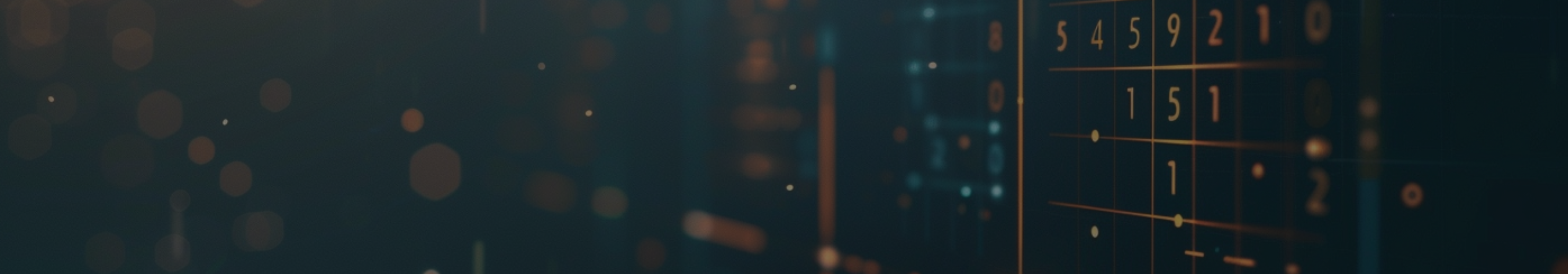 Abstract background with bokeh lights