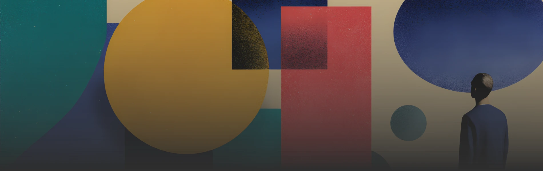 Abstract background with bokeh lights