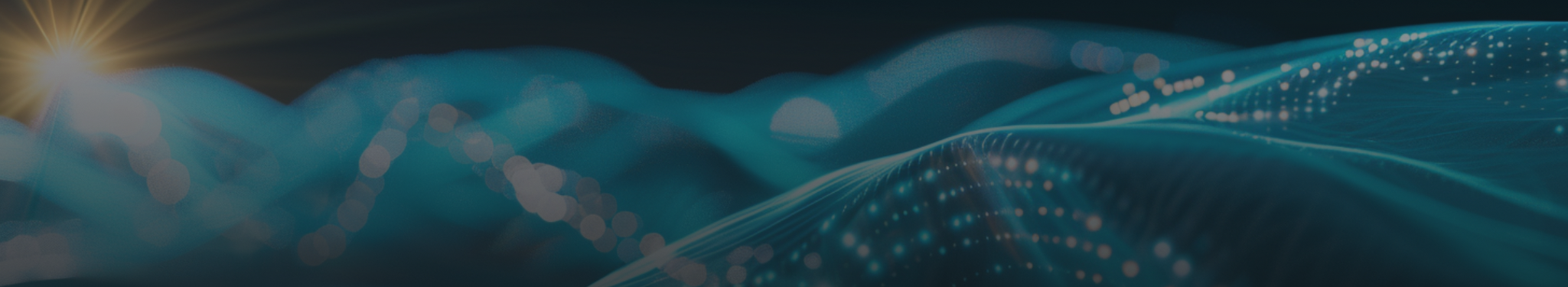 Abstract background with bokeh lights