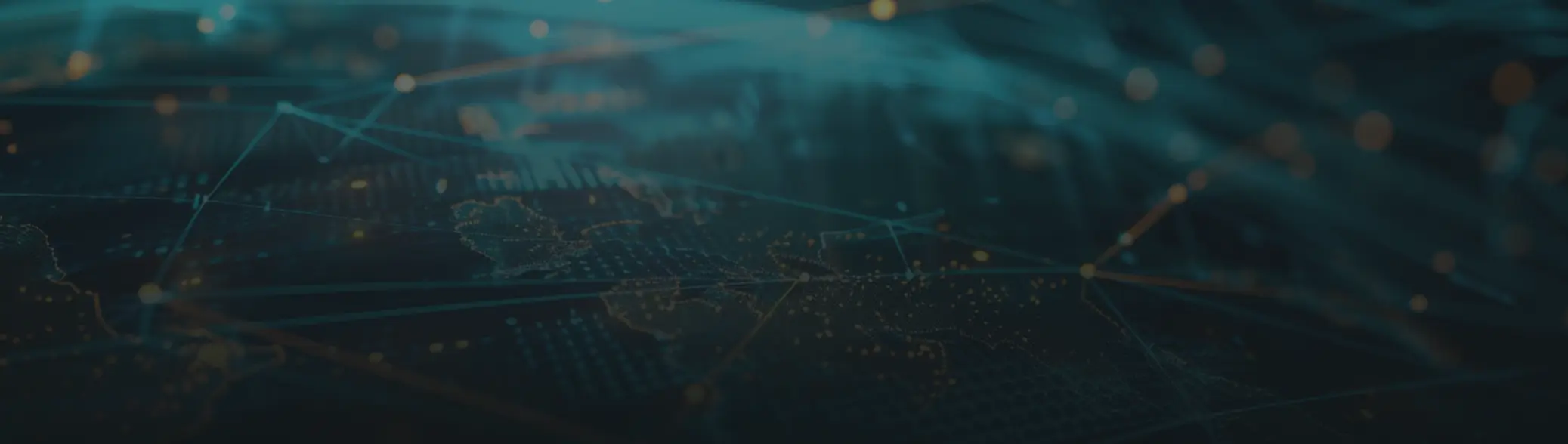 Abstract background with bokeh lights