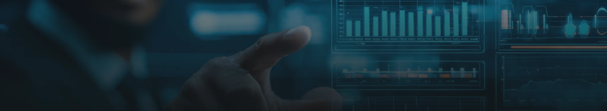 Abstract background with bokeh lights